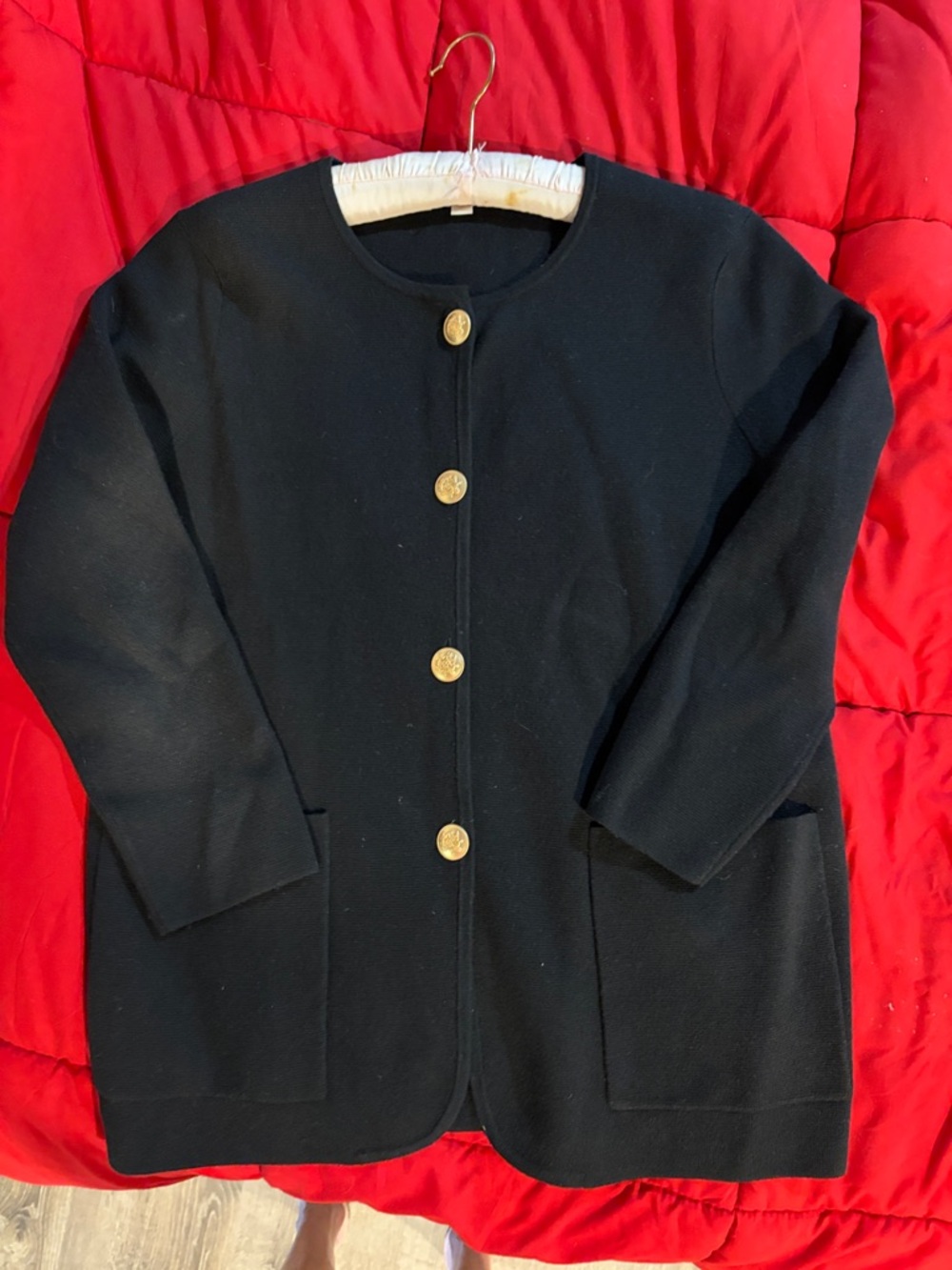JCrew women’s black cardigan xs